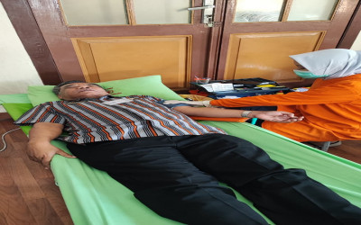Antusiasme Tinggi, PMR SMA Negeri 2 Purwokerto Sukses Gelar Donor Darah 