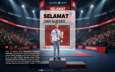 Bikin Bangga! Muhammad Fabrizhyo Arghastya Raih Juara 1 dan Atlet Terbaik Taekwondo Tingkat Nasional