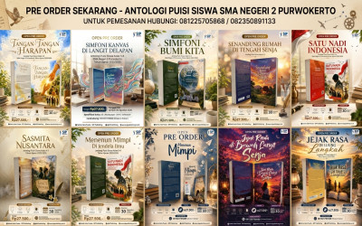 Peluncuran Antologi Puisi Siswa Kelas X, Wujud Inovasi Salah Satu Program Unggulan Sekolah Riset
