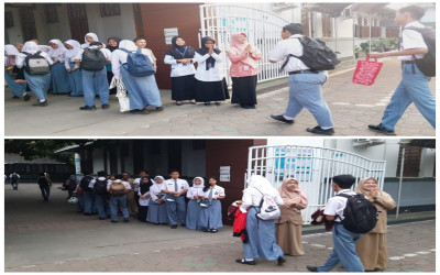 Budaya 3 S: Senyum, Salam, Sapa di SMA Negeri 2 Purwokerto