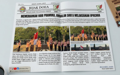 Memeriahkan Hari Pramuka ke–65, Ambalan Garuda-Shima SMA Negeri 2 Purwokerto Gelar Upacara Bendera Khidmat