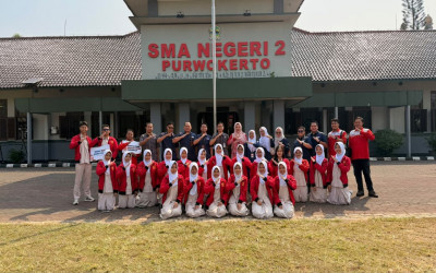 Sosialisasi Donor Darah Sukarela, SMA Negeri 2 Purwokerto Ajak Siswa Tumbuhkan Kepedulian Sosial